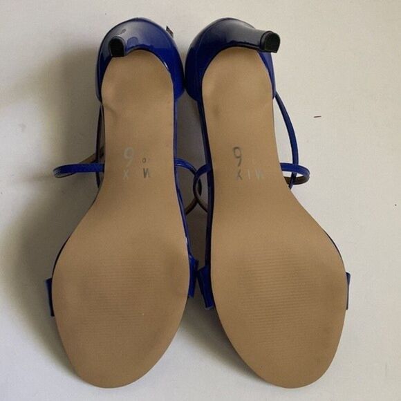 NWOT Mix No.6 “Zaydia” Strappy Purple Patent Heels Shoe size 10 Party Events - Picture 4 of 4